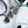In the Rough! Sterling & Raw Stone Pendants - OutOfAsia